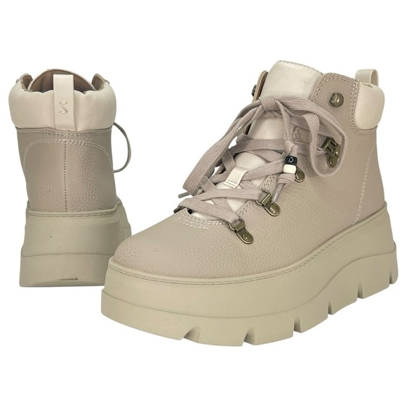 Zodiac Billie Tan Pebbled Faux Leather Lug Sole Womens Sneakers Size 10M - Picture 8 of 11